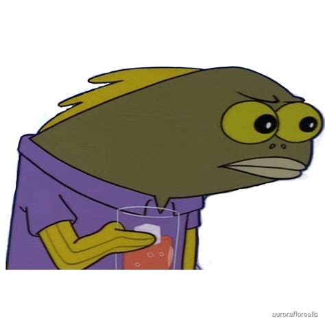 spongebob meme face fish